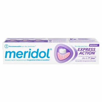 Dentifrice express action soin des gencives Meridol - tube de 75ml