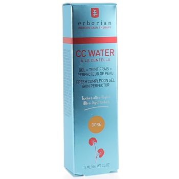 CC Water à la Centella Gel teint frais perfecteur de peau doré Erborian - tube de 15ml