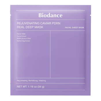 Masque r&eacute;g&eacute;n&eacute;rant profond au caviar & PDRN Biodance - sachet de 1 masque