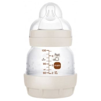 Biberon Easy Start anti-colique 0 mois débit 0 sable Mam - 1 biberon de 130ml