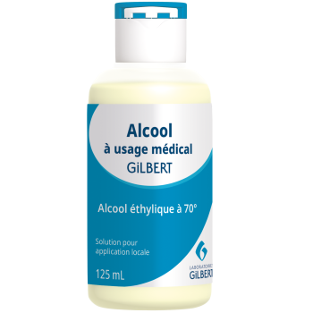 Alcool à usage médical à 70° Gilbert - flacon de 125 ml