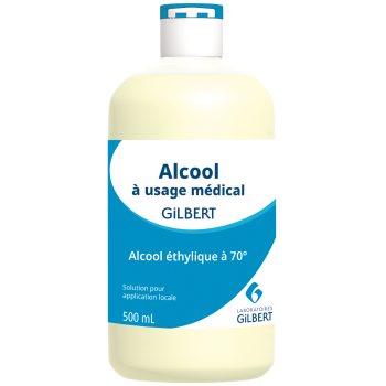Alcool à usage médical à 70° Gilbert - flacon de 500 ml