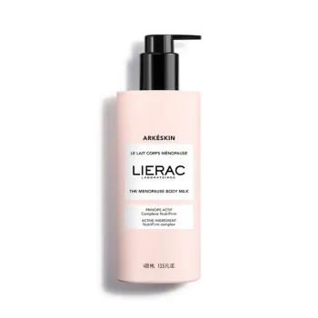Arkéskin le lait corps ménopause Lierac - flacon-pompe de 400 ml