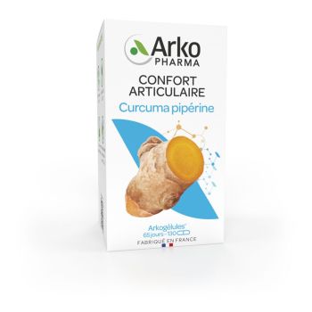 Arkogélules Curcuma pipérine confort articulaire bio Arkopharma