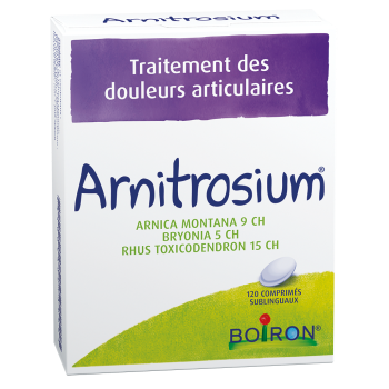 Arnitrosium traitement des douleurs articulaires Boiron - boîte de 120 comprimés sublingaux