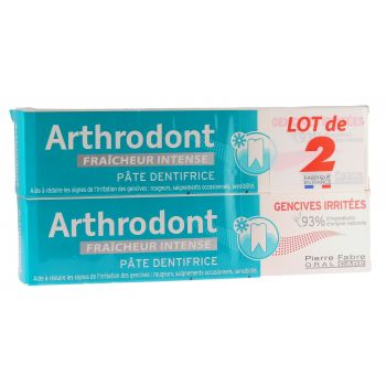 Arthrodont pâte dentifrice fraîcheur intense gencives irritées Pierre Fabre