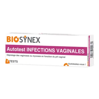 Autotest infections vaginales Biosynex - boîte de 3 tests