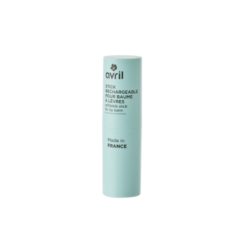 Stick rechargeable pour baume à lèvres bleu Avril - un stick