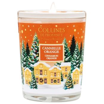 Bougie parfumée cannelle orange Collines de Provence