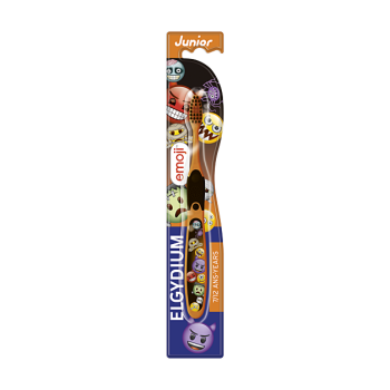 Brosse à dents 7-12 ans junior emoji Elgydium - une brosse à dents