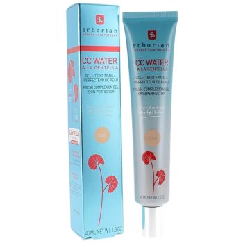 CC Water à la Centella Gel teint frais perfecteur de peau clair Erborian - tube de 40ml