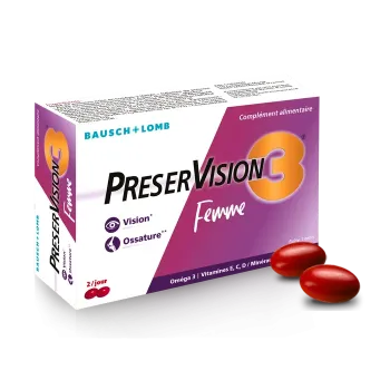 PreserVision 3 femme Bausch & Lomb - boite de 60 capsules