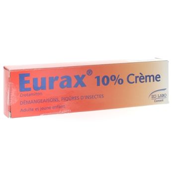 Crème démangeaisons 10% Eurax - tube de 40g