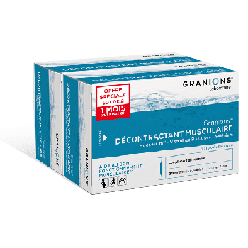 Décontractant musculaire Granions solution buvable en ampoule