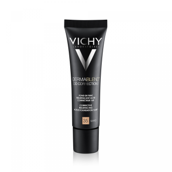 Dermablend 3D correction fond de teint resurfaçant Sand 35 Vichy - tube de 30 ml