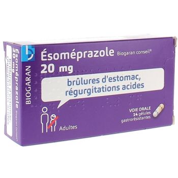 Ésoméprazole Biogaran Conseil 20 mg