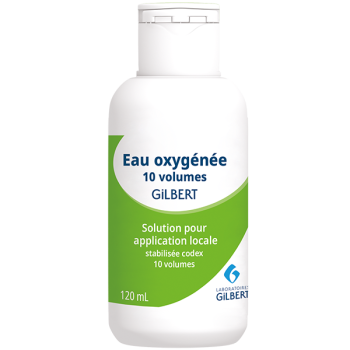 Eau oxygénée stabilisée codex 10 volumes Gilbert solution pour application locale en flacon