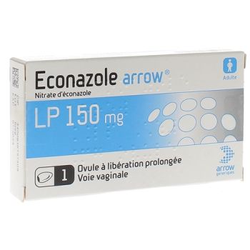 Econazole 150 mg Arrow - boîte de 1 ovule à libération prolongée