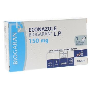 Econazole L.P 150mg Biogaran - boîte de 1 ovule