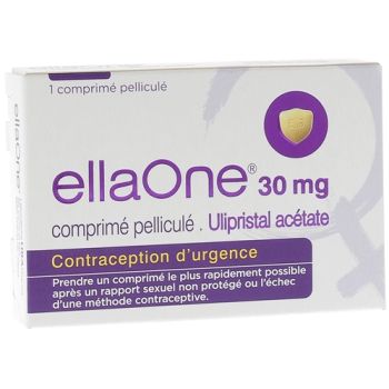 EllaOne 30mg - boîte de 1 comprimé pelliculé