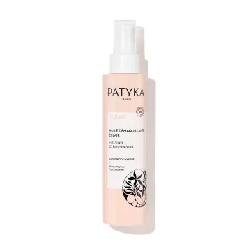 Huile d&eacute;maquillante &eacute;clair bio Clean Patyka - flacon-pompe de 150ml