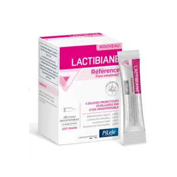 Lactibiane Référence goût orange Pileje - boite de 20 sticks orodispersibles