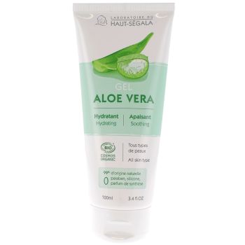 Gel Aloe Vera Bio Hydratant Apaisant Laboratoire Haut-Ségala - tube de 100 ml