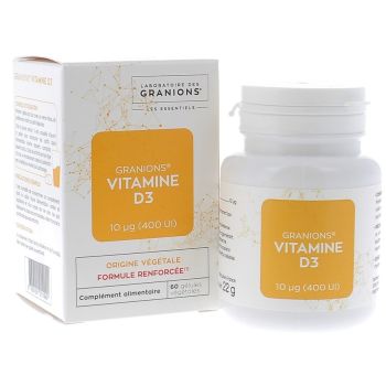 Granions Vitamine D3 - boîte de 60 gélules