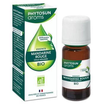 Huile essentielle mandarine rouge (Citrus reticulata) Phytosun Arôms - flacon de 10 ml