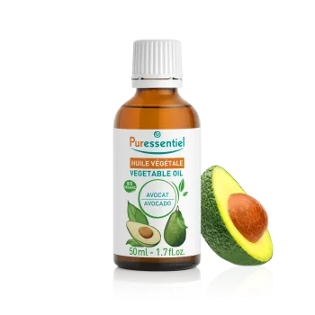Huile végétale avocat bio Puressentiel - flacon de 50ml