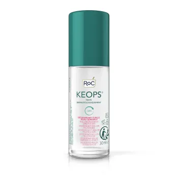 Keops déodorant sensitive soin à bille peau fragile RoC - roll-on de 30ml