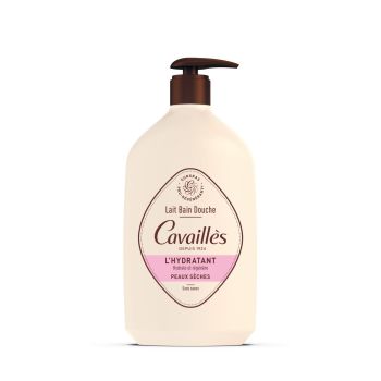 Lait bain et douche Hydratant peaux sèches Rogé Cavaillès - flacon de 1L