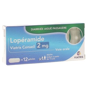 Lopéramide 2 mg Mylan gélule - boite de 12 gélules