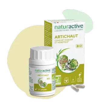 Artichaut bio Naturactive - boîte de 21 gélules