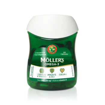 Oméga-3 double Möller's - boite de 60 capsules