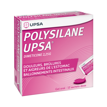 Polysilane gel oral en sachet-dose Upsa - boite de 12 sachets-doses