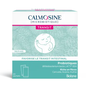 Probiotiques Transit intestinal Calmosine - boite de 20 sachets