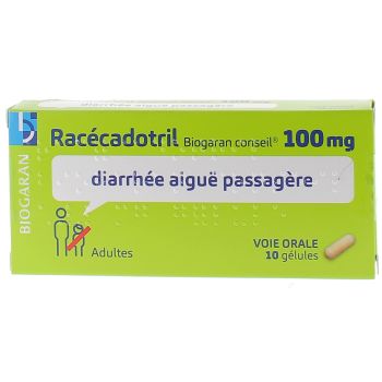 Racécadotril Biogaran conseil 100 mg - boite de 10 gélules
