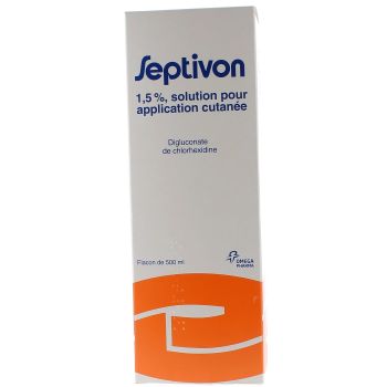 Septivon 1,5% solution pour application cutanée - flacon de 500 ml
