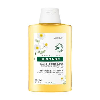 Shampooing à la camomille blondissant et illuminateur Klorane