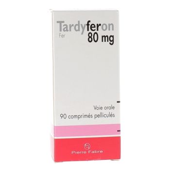 Tardyferon 80mg - boîte de 90 comprimés pelliculés