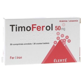 Timoférol 50mg - boîte de 30 comprimés enrobés