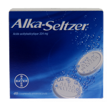Alka Seltzer 324mg comprim&eacute; effervescent