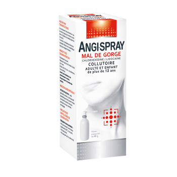 Angi-spray mal de gorge collutoire - flacon pressurisé de 40g