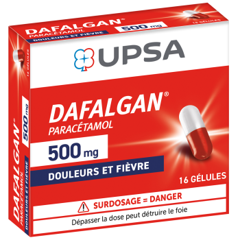 Dafalgan 500mg gélule Upsa - boite de 16 gélules