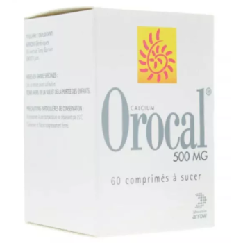 Orocal 500mg comprimé - boîte de 60 comprimés