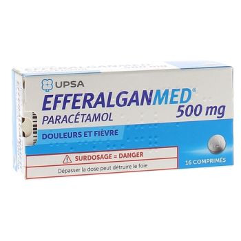 EfferalganMed 500mg comprimé Upsa - boite de 16 comprimés