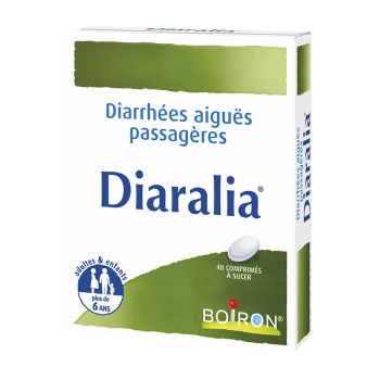 Diaralia diarrhées aiguës passagères Boiron - boite de 40 comprimés