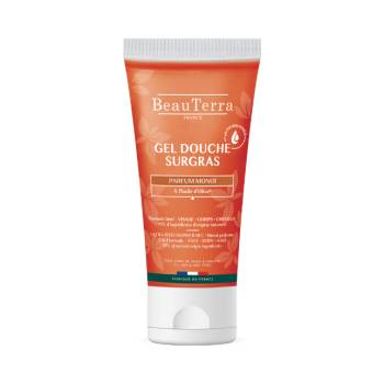 Gel douche surgras Monoï Beauterra - tube de 200ml