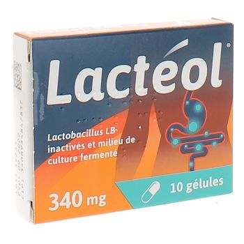 Lactéol 340mg - boîte de 10 gélules
